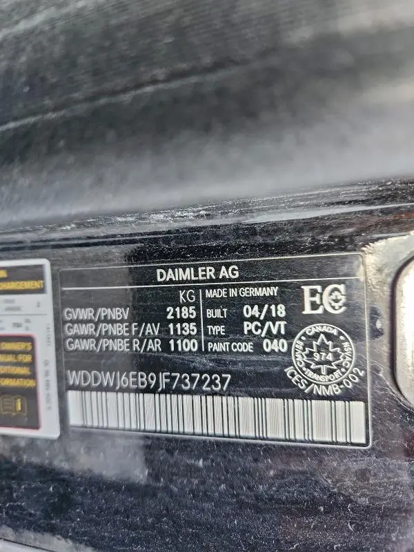 2018 MERCEDES-BENZ C 43 4MATIC AMG  