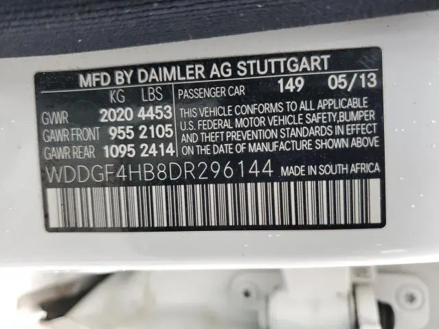 2013 MERCEDES-BENZ C 250  