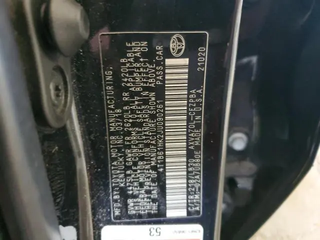 2018 TOYOTA CAMRY XSE  