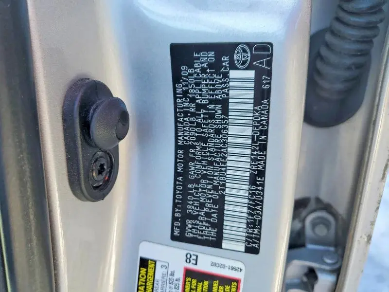 2010 TOYOTA COROLLA LE  