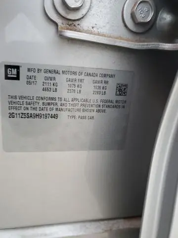 2017 CHEVROLET IMPALA LS