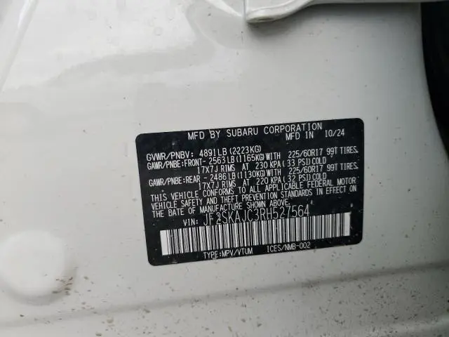 2024 SUBARU FORESTER WILDERNESS  