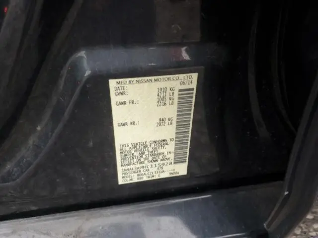 2015 NISSAN ALTIMA 2.5