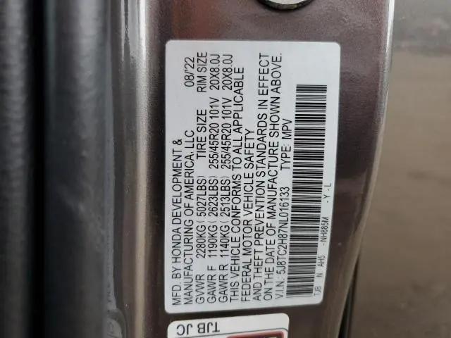 2022 ACURA RDX A-SPEC ADVANCE  