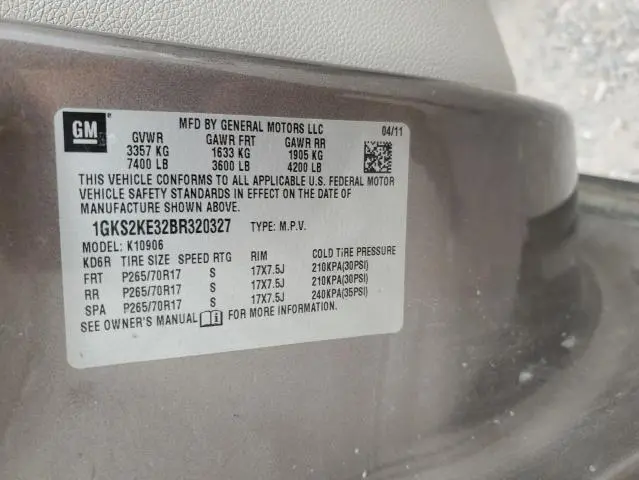 2011 GMC YUKON XL K1500 SLT  