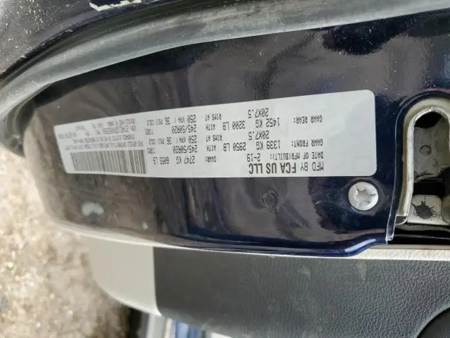 2019 CHRYSLER PACIFICA LIMITED  