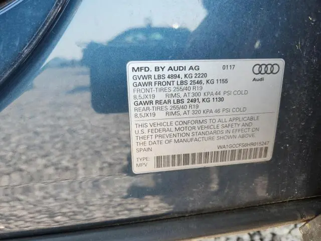 2017 AUDI Q3 PRESTIGE  