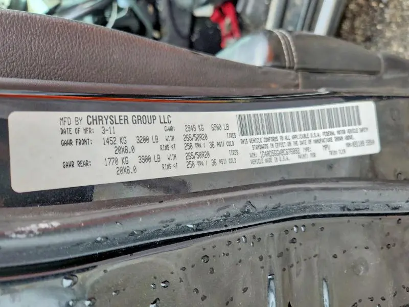 2011 DODGE DURANGO CITADEL  