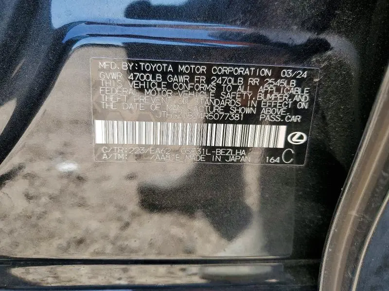 2024 LEXUS IS 350 F SPORT  