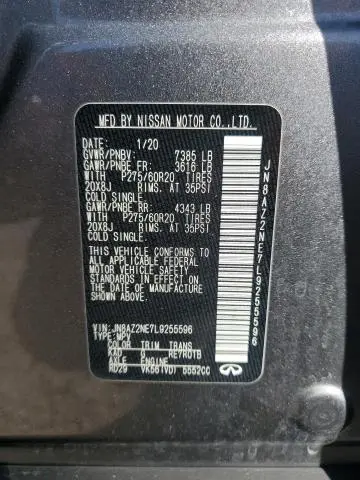 2020 INFINITI QX80 LUXE  