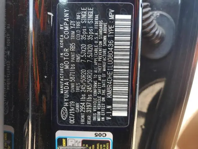 2020 HYUNDAI PALISADE SEL  