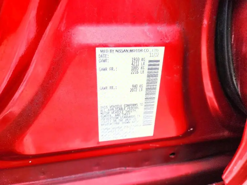 2013 NISSAN ALTIMA 2.5  