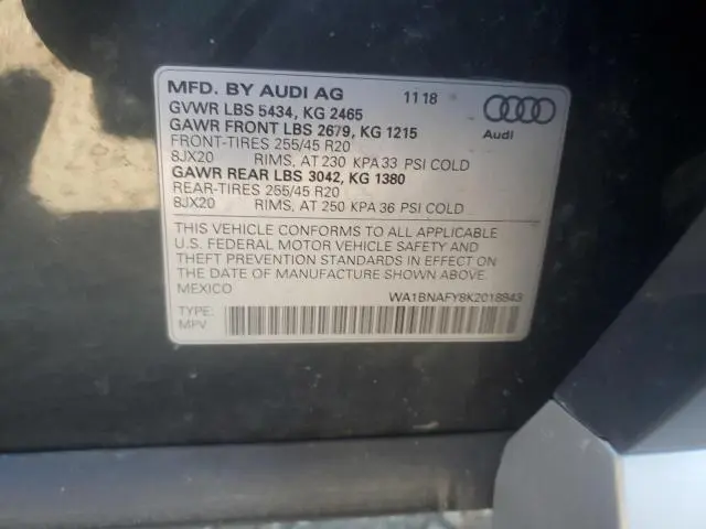 2019 AUDI Q5 PREMIUM PLUS  