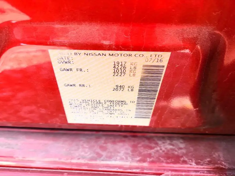 2016 NISSAN ALTIMA 2.5 SR  