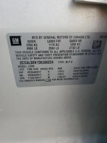 2013 GMC TERRAIN SLE  