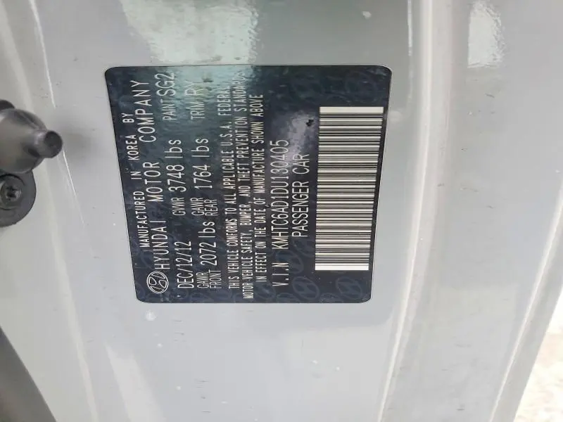2013 HYUNDAI VELOSTER RE MIX  