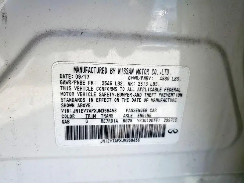 2018 INFINITI Q50 LUXE  