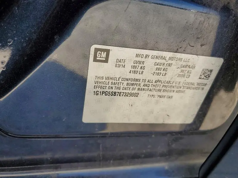 2014 CHEVROLET CRUZE LTZ  