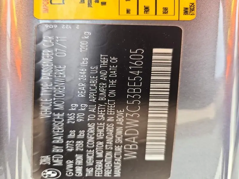 2011 BMW 328 I  
