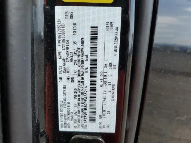 2023 FORD F150 SUPERCREW  