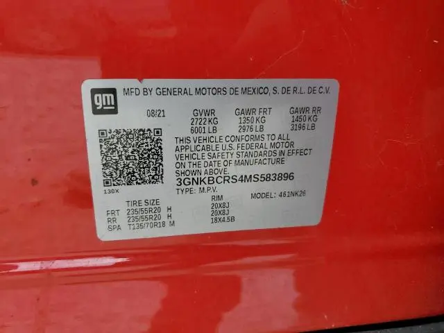 2021 CHEVROLET BLAZER 2LT  