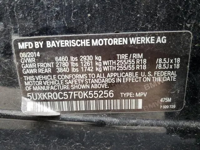 2015 BMW X5 XDRIVE35I  