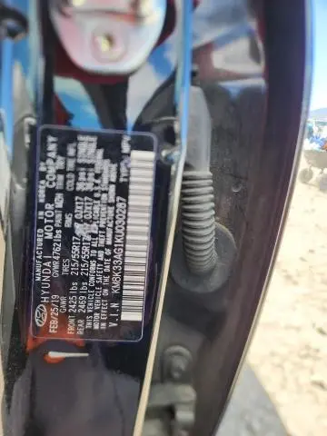 2019 HYUNDAI KONA LIMITED  