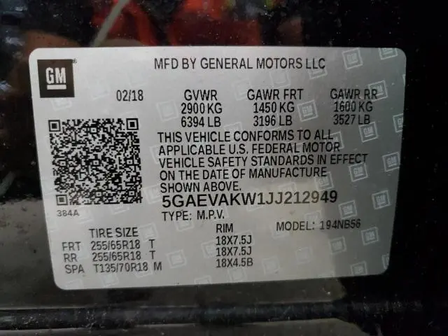 2018 BUICK ENCLAVE ESSENCE  