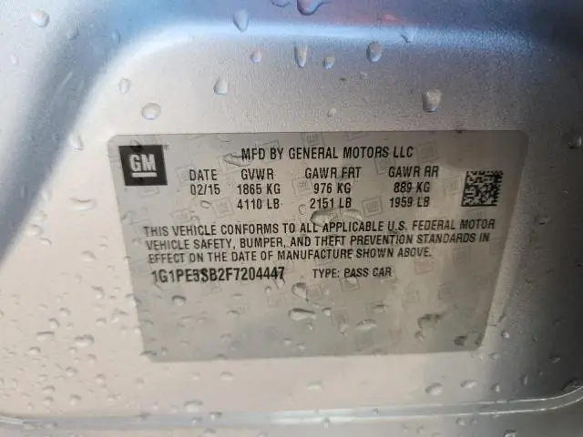 2015 CHEVROLET CRUZE LT  