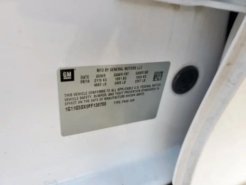 2015 CHEVROLET MALIBU LTZ  