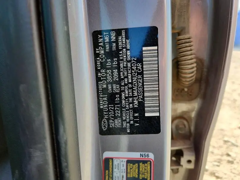 2022 HYUNDAI ELANTRA SEL  