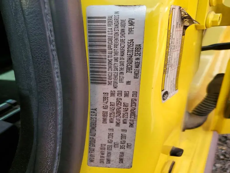 2014 FIAT 500L TREKKING  