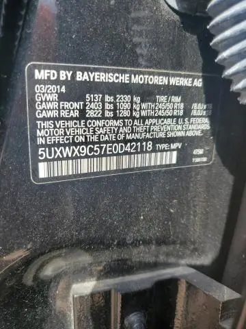 2014 BMW X3 XDRIVE28I  