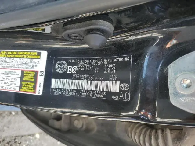 2010 TOYOTA COROLLA BASE  