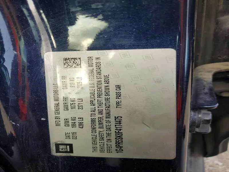 2015 BUICK VERANO CONVENIENCE  