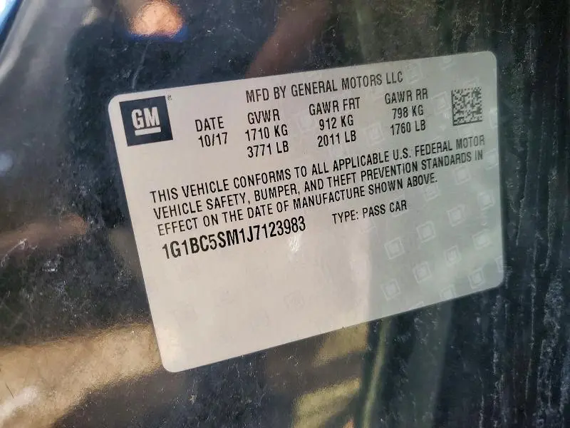 2018 CHEVROLET CRUZE LS  