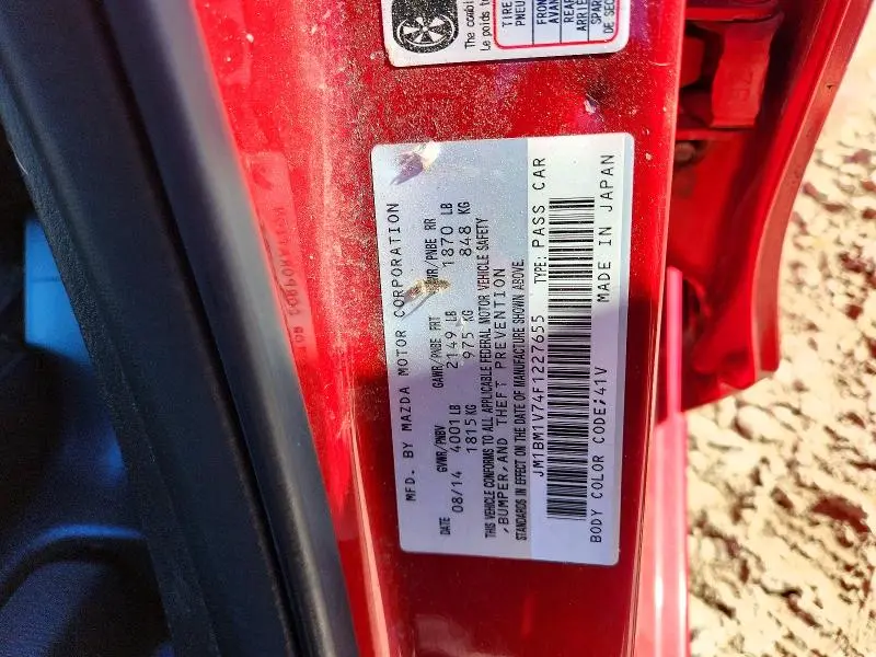 2015 MAZDA 3 TOURING  