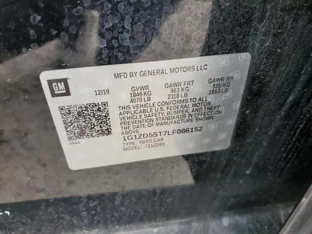 2020 CHEVROLET MALIBU LT  