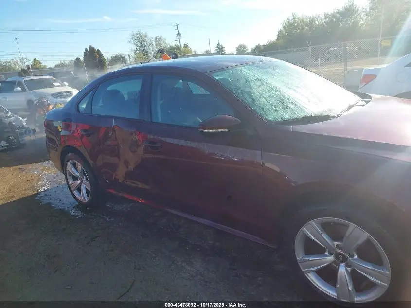 2012 VOLKSWAGEN PASSAT 2.5L S