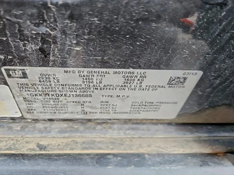 2014 GMC ACADIA DENALI  