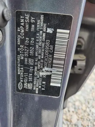 2012 HYUNDAI ACCENT GLS  