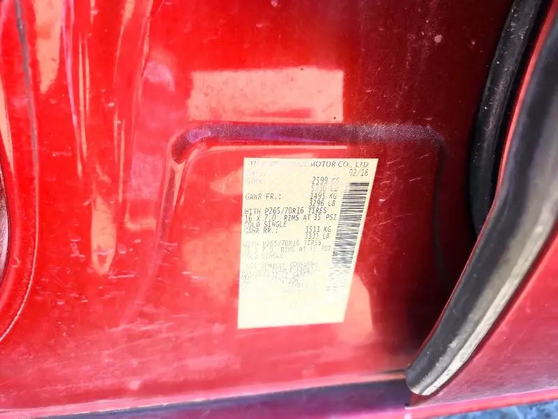 2016 NISSAN FRONTIER S  