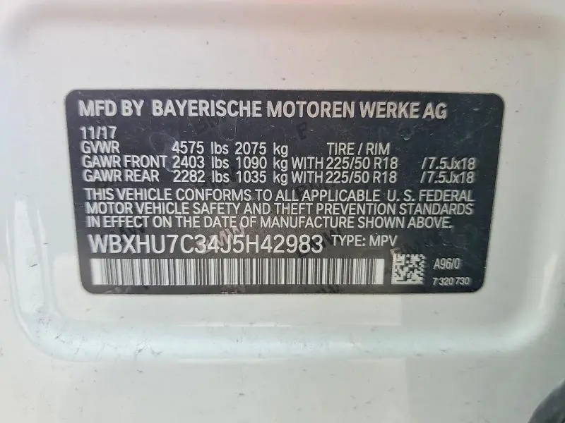 2018 BMW X1 SDRIVE28I  