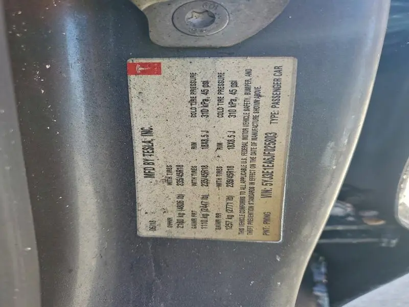 2018 TESLA MODEL 3   
