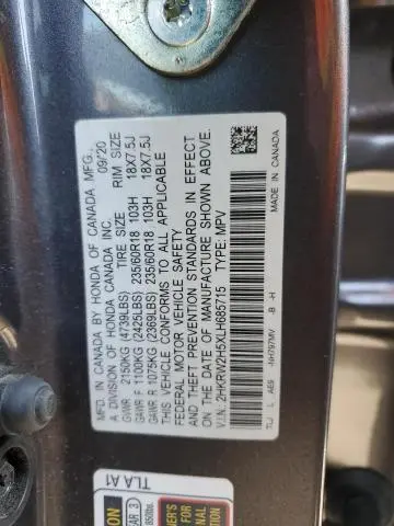 2020 HONDA CR-V EX