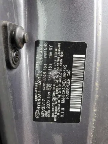2013 HYUNDAI VELOSTER   
