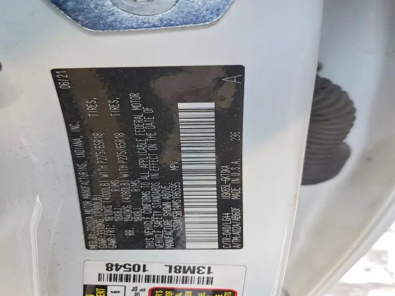 2021 TOYOTA SEQUOIA SR5  