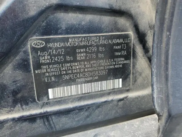 2013 HYUNDAI SONATA SE