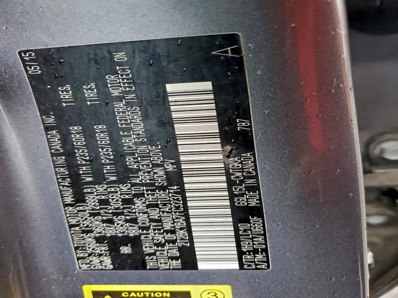 2015 LEXUS RX 350 BASE  