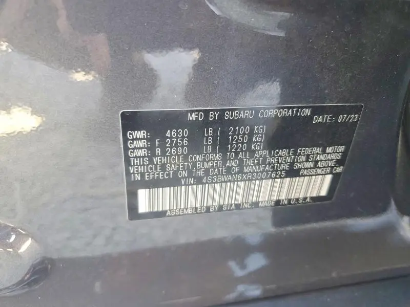 2024 SUBARU LEGACY LIMITED  
